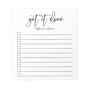 Handschrift Personalisiert machen Notizblock