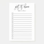 Handschrift Personalisiert machen Post-it Klebezettel (Vorderseite)