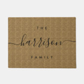 Handschrift | Personalisierte Familie Fußmatte (Vorderseite)