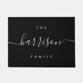 Handschrift | Personalisierter Familienname Fußmatte (Vorderseite)