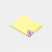 Handschrift Post-it Klebezettel (angewinkelt)