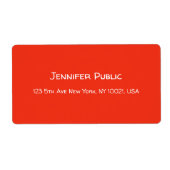 Handschrift Red White Template Weihnachtsversand (Vorne)