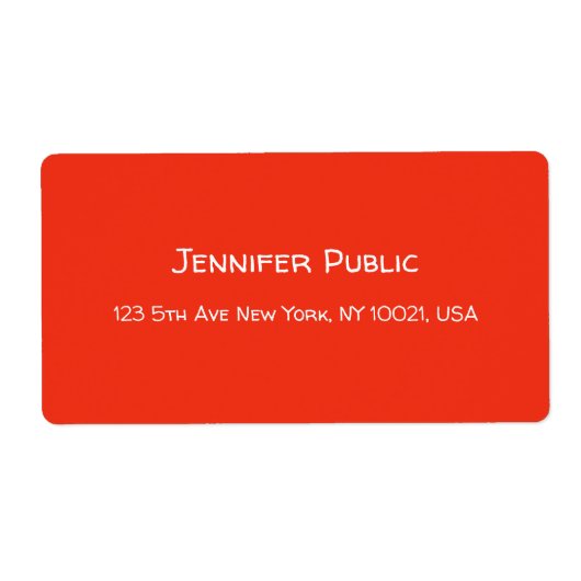 Handschrift Red White Template Weihnachtsversand (Vorne)