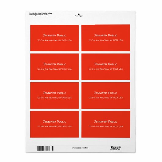 Handschrift Red White Template Weihnachtsversand (Vorne)