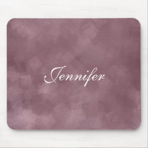Handschrift Rose Gold Color Trendy Moderne Vorlage Mousepad