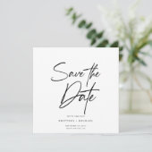 Handschrift Save the Date Einladung (Stehend Vorderseite)