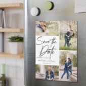 Handschrift Save the Date Magnetkarte