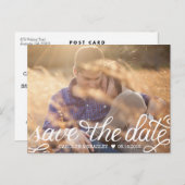 Handschrift Save the Date Postkarte (Vorne/Hinten)