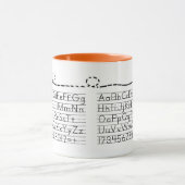 Handschrift Tasse (Zentrum)