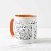 Handschrift Tasse (Vorderseite Links)