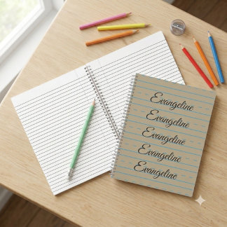 Handschrift-Übungsheft Notizblock