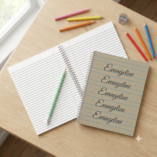 Handschrift-Übungsheft Notizblock