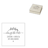 Handschrift und Sprig | Datum ändern Gummistempel (Stempel)