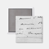 Handschrift und Unterschrift Magnet (Vorderseite/Rückseite)