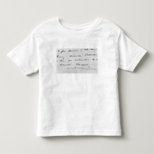 Handschrift und Unterzeichnung Kleinkind T-shirt