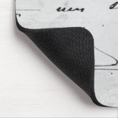 Handschrift und Unterzeichnung Mousepad (Ecke)