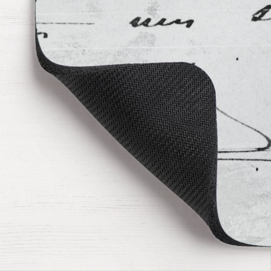 Handschrift und Unterzeichnung Mousepad (Ecke)