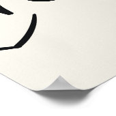 Handschrift: Vintages Doodle-Set. Poster (Ecke)