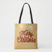 Handschrift Weihnachten Tasche (Vorderseite)