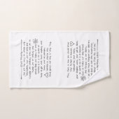 Handschriftenbibliotheken anpassen handtuch (Handtuch)