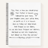 Handschriftenbibliotheken anpassen notizblock (Vorderseite)