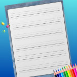 Handschriftenblätter Moderne blaue Wasserfarbe Notizblock<br><div class="desc">Mit diesem großformatigen Papierpolster mit blauem Aquarellhintergrund können Schüler und Erwachsene sowohl Print- als auch Kursivhandschriften üben. Jede Seite enthält 6 Zeilen für das Schreiben,  wobei eine erweiterte Absteigelinie für das Üben aller Groß- und Kleinschreibung verwendet wird. Ideal für Unterricht,  Hausaufgaben,  Arbeit,  Zuhause und Klassenzimmer.</div>
