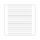 Handschriftenlinien Gummistempel (Prägung)