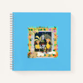 Handschriftenpraxis Alphabet Letters Notizblock (Vorderseite)