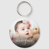 Handschriftenschrift für benutzerdefinierte Baby-F Schlüsselanhänger (Rückseite)