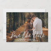 Handschriftlich | FOTO SAVE THE DATE Einladung (Vorderseite)