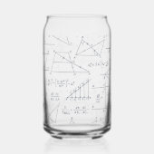 Handschriftliche mathematische Berechnungen Illust Dosenglas (Rückseite)