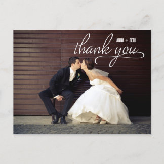 HANDSCHRIFTLICHE Vielen Dank Postcard - White Postkarte