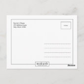 HANDSCHRIFTLICHE Vielen Dank Postcard - White Postkarte (Rückseite)