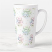 Handschriftliches Frohe Ostern Wasserfarbe Milchtasse (Rechts)