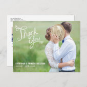 HANDSCHRIFTSKRIPT | DANKE, DASS SIE POSTCARD GESCH POSTKARTE (Vorne/Hinten)