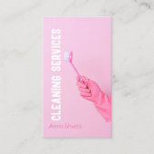Handschuh mit Pinselreinigungsdiensten Visitenkarte (Vorderseite)