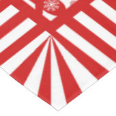 Handschuh-und Schneeflocke-Retro Tischdecke (Schrägansicht)