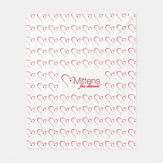 Handschuhe für Detroit-Fleece-Decke Fleecedecke (Vorderseite)