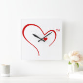 Handschuhe für Detroit-Herz-Logo-runde Wanduhr (Zuhause)