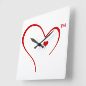 Handschuhe für Detroit-Herz-Logo-runde Wanduhr (Winkel)