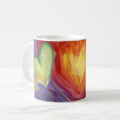 Handschuhe & Herz Diversity Liebe Art Custom Kaffe Kaffeetasse (Vorderseite Links)