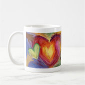 Handschuhe & Herz Diversity Liebe Art Custom Kaffe Kaffeetasse (Links)