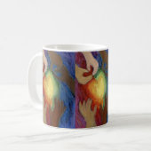 Handschuhe & Herz Diversity Liebe Art Custom Kaffe Kaffeetasse (Vorderseite Links)