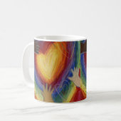 Handschuhe & Herz Diversity Liebe Art Custom Kaffe Kaffeetasse (Vorderseite Links)