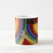Handschuhe & Herz Diversity Liebe Art Custom Kaffe Kaffeetasse (Mittel)