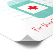 Handschützer für Ihre Sicherheit und unsere Poster (Ecke)