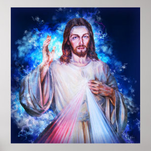 Handsegen von Jesus Poster