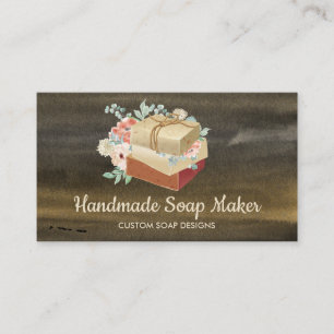 Handseife Badewanne Bio Botanisch Visitenkarte
