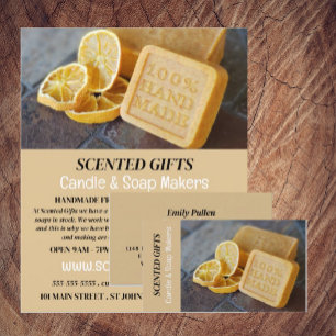 Handseife, Kerzen- & Seifenhersteller-Werbung Flyer