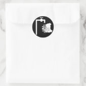 Handseifenhahn - Aufkleber (Tasche)